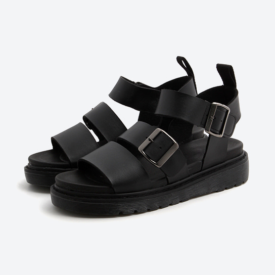SD-513 _ two buckle velcro strap sandals