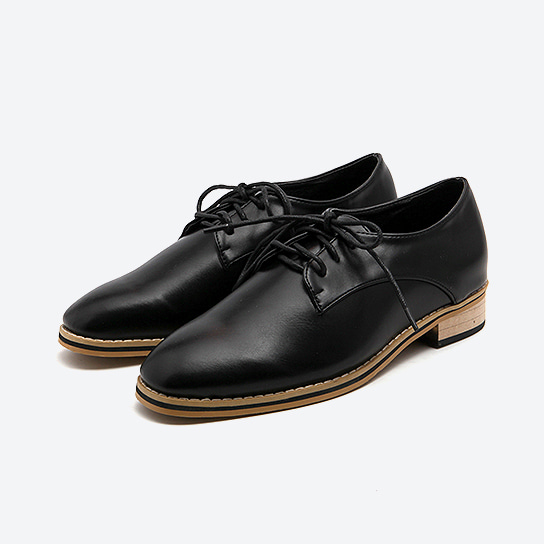 OX-706PA _ square lace-up oxford shoes