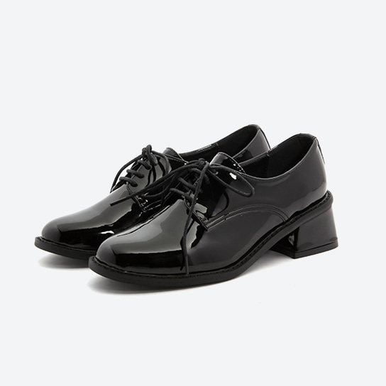 OX-1019 _ middle heel oxford shoes
